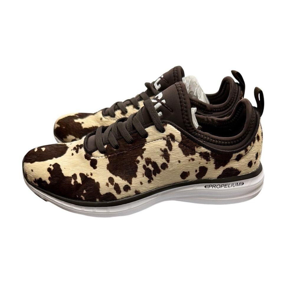 Athletic Propulsion Labs (APL) Women's Iconic Phantom Sneakers Brown Cow Size 6